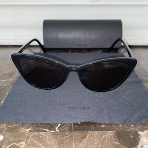 Black Prada cat eye sunglasses